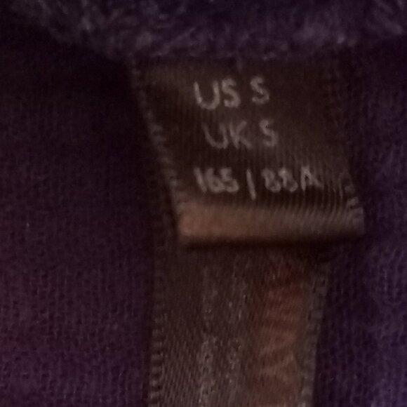 BY ANTHROPOLOGIE royal blue puff sleeve cotton mini dress - Picture 12 of 13